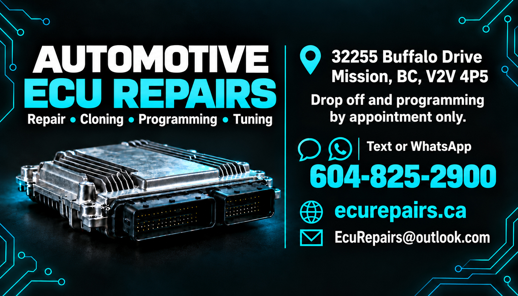 Automotive ECU Programming & Repairs | Mission BC