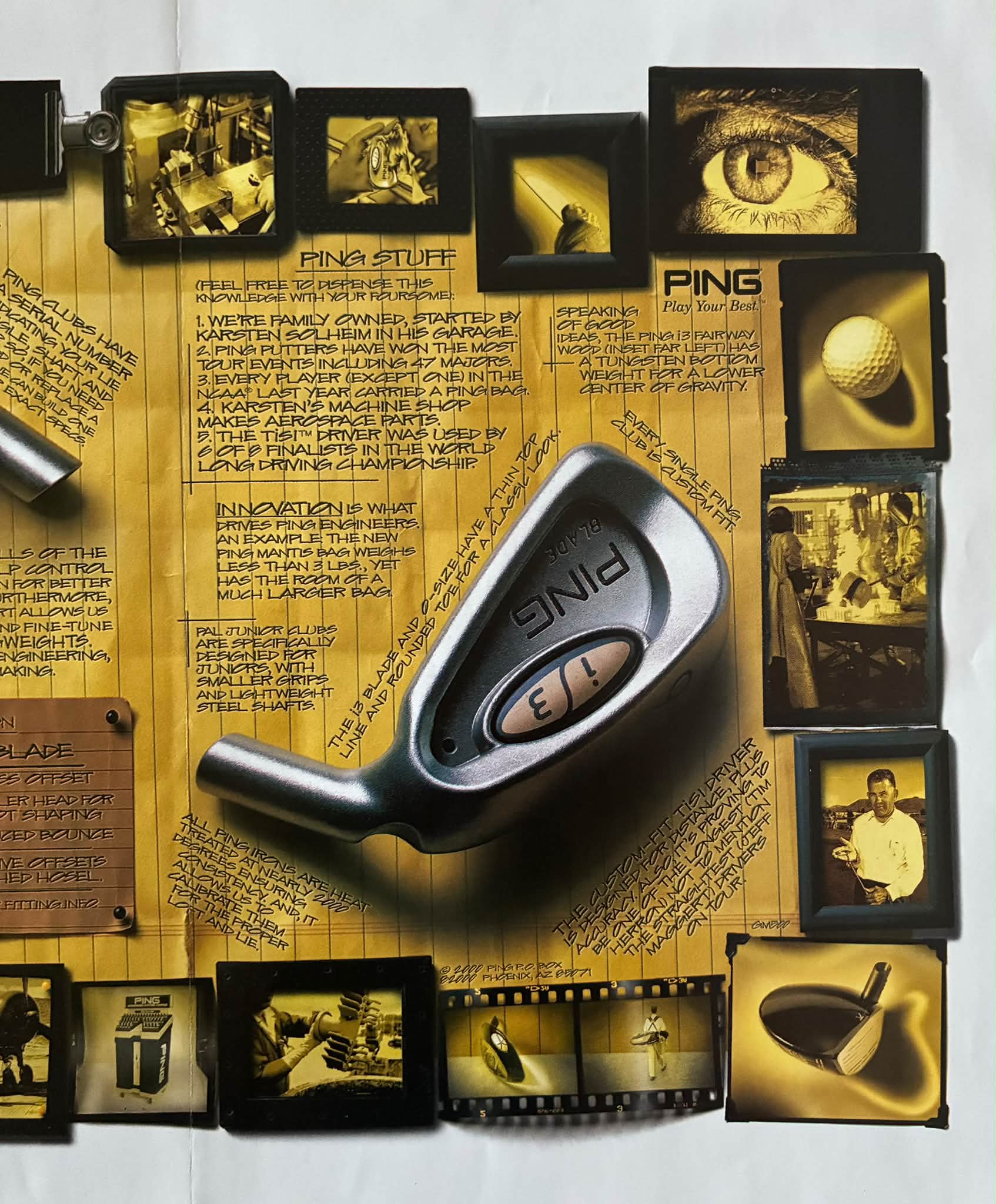 Ping i3 golf clubs O-Size vs Blade 1999