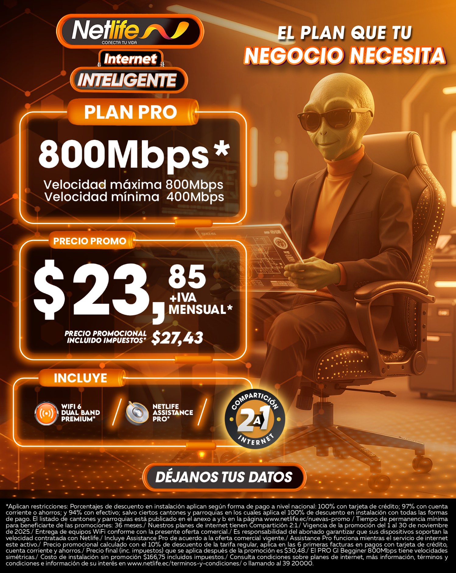 NetLife Distribuidor Autorizado SmartNet-Coca