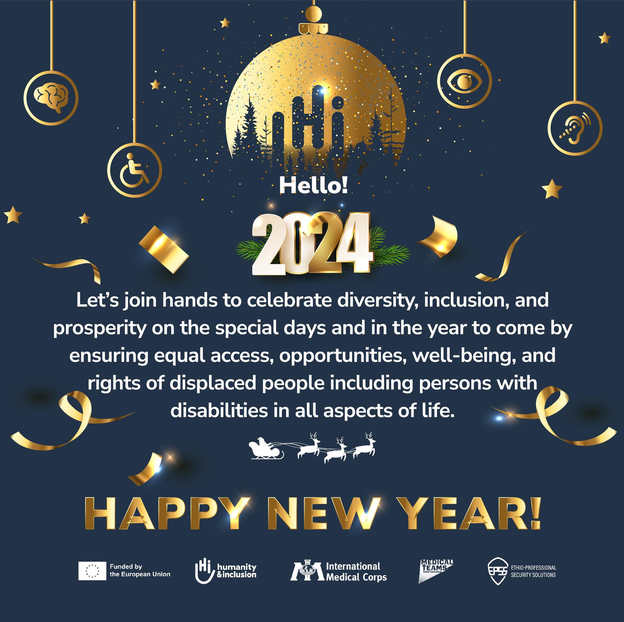 Hello 2024! 🎁 Let’s... - Humanity & Inclusion - Ethiopia