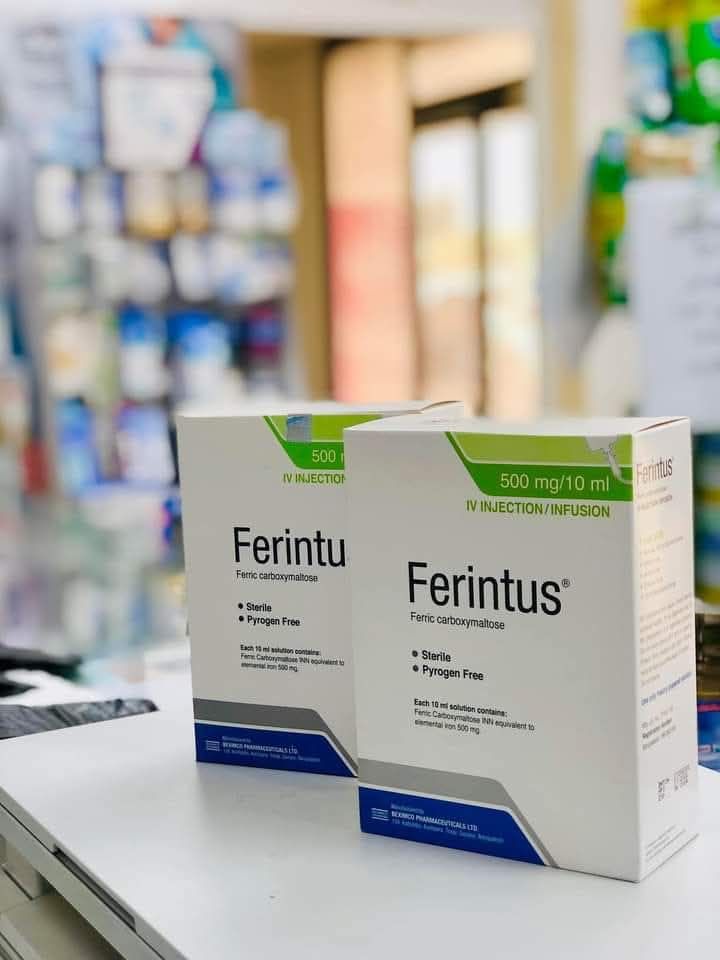 صيدلية - Ferintus inj ️ Ferintus = ferric carboxymaltose في حالة إنخفاض ...