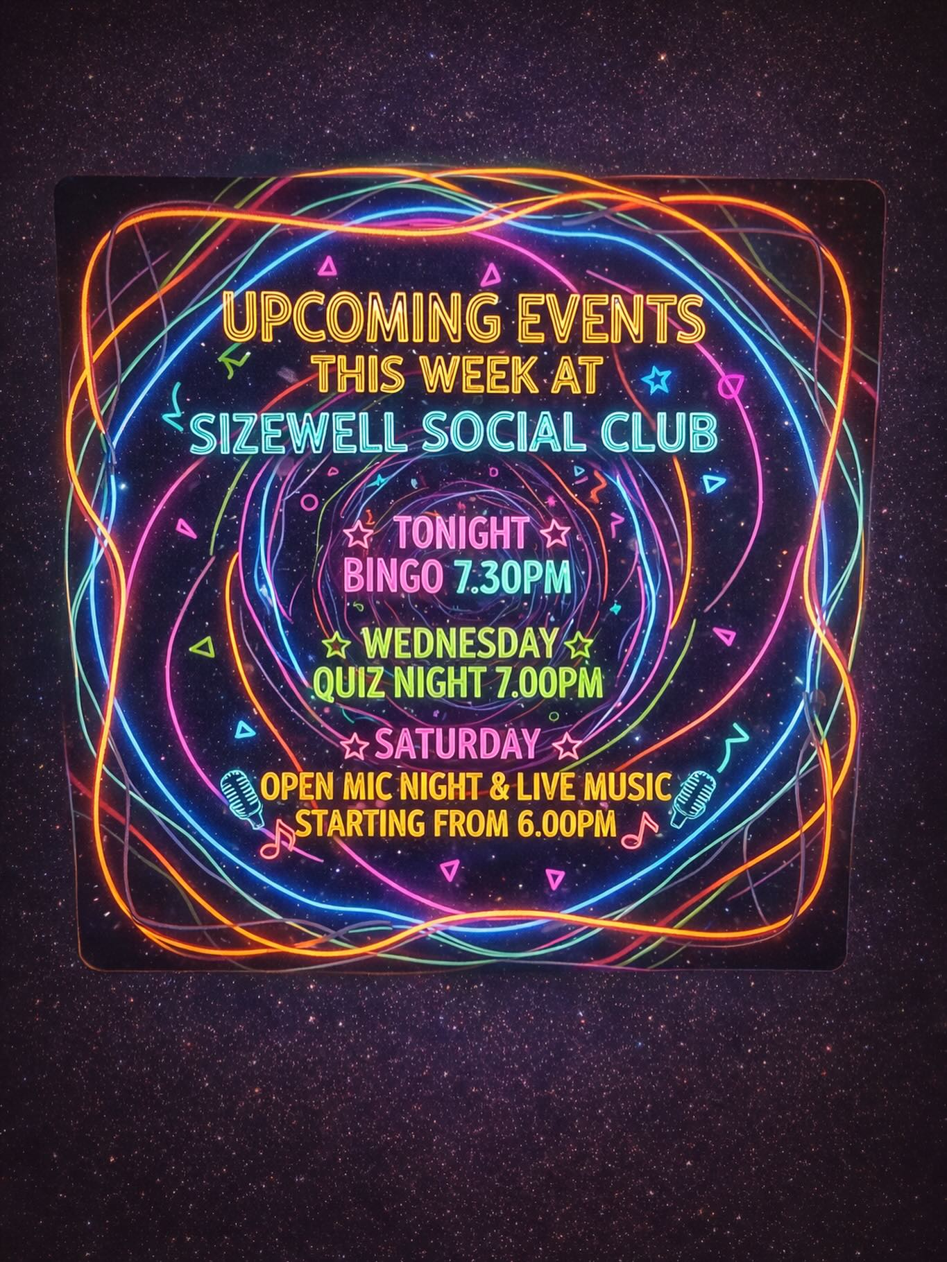 Upcoming Events at Sizewell Social... - Sizewell Social | Facebook