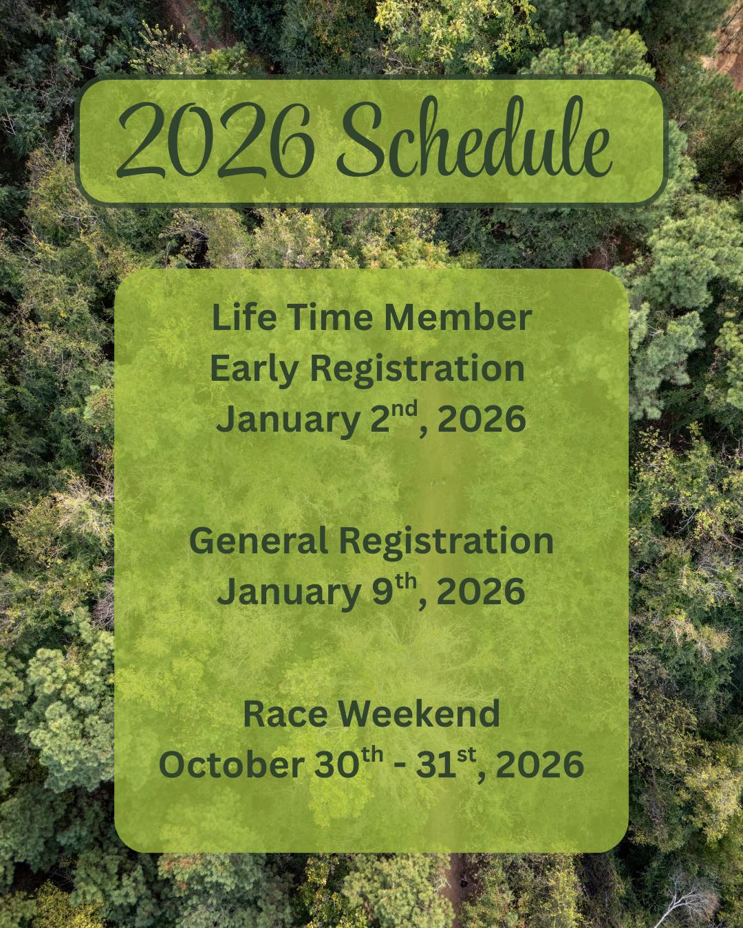 Life - We’re excited to announce our registration and event dates for ...