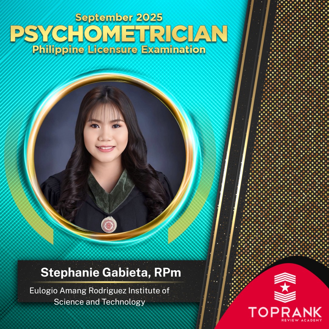 TopRank - Congratulations, Stephanie Gabieta, RPm from Eulogio Amang ...