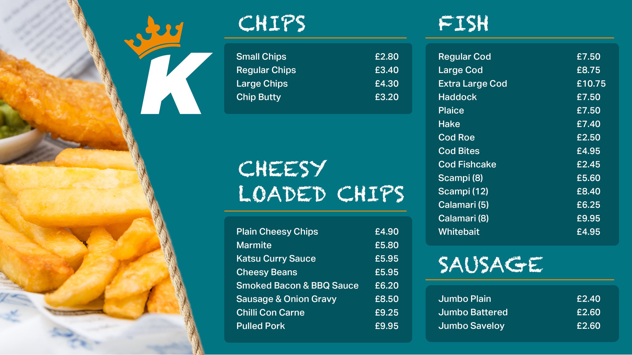 Kings Fish & Chips Andover | Andover