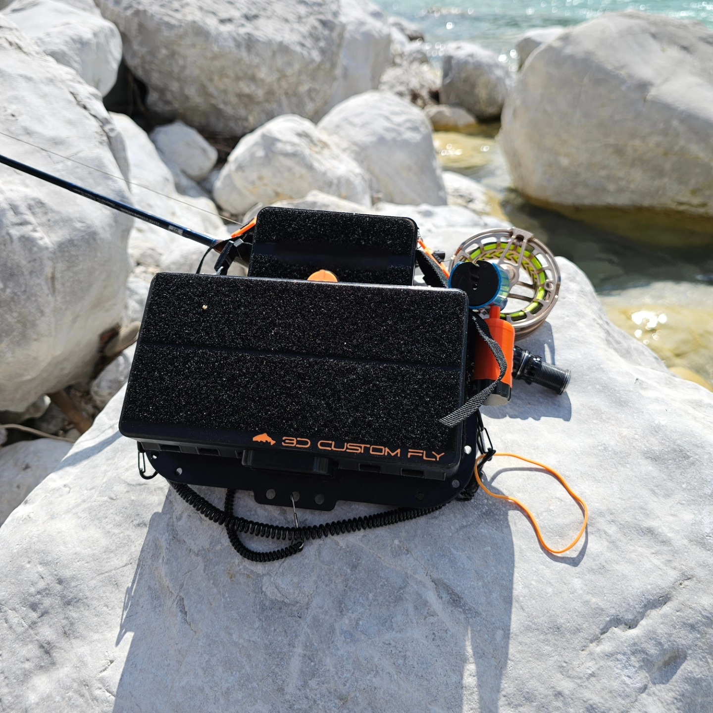 custom fly fishing box Anodized Aluminum Boxes and Arolik gear Handmade — Wayward Handcrafted Fly