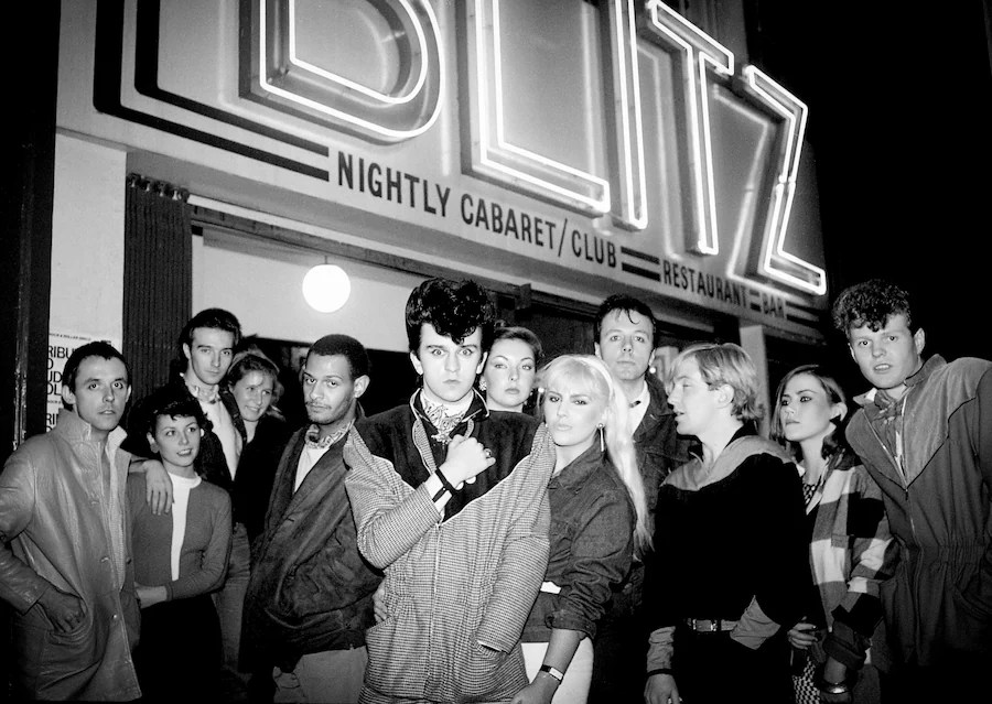 Ray - This image captures the Blitz Kids outside The Blitz Club, Covent ...