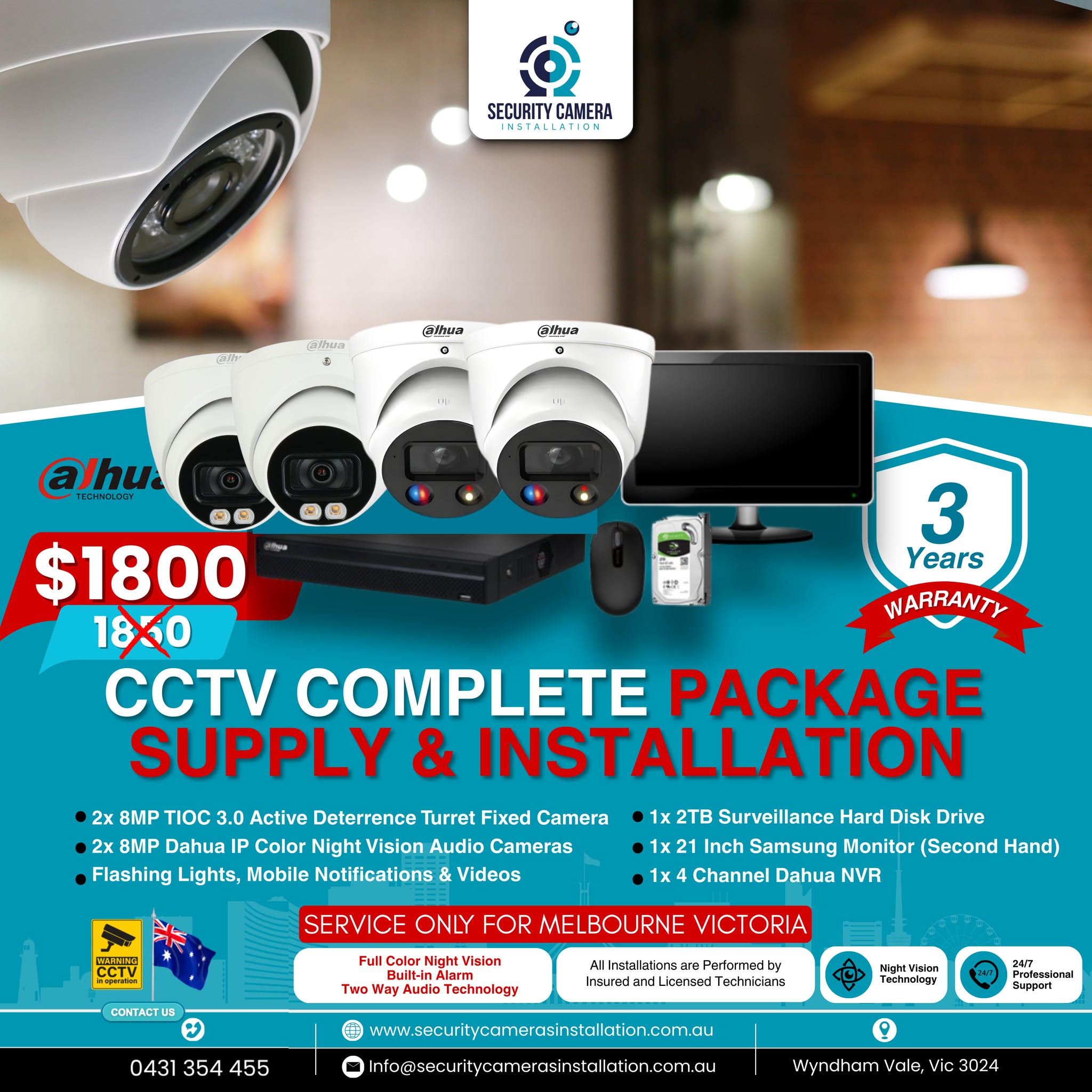 Security Camera Installation | Melbourne VIC