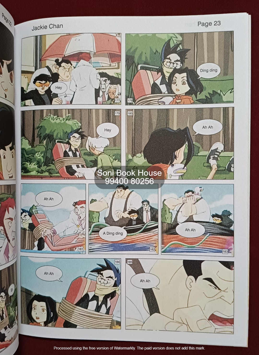 Jackie Chan Adventures, Harsiness Comics, A4 Sized, Full Color
