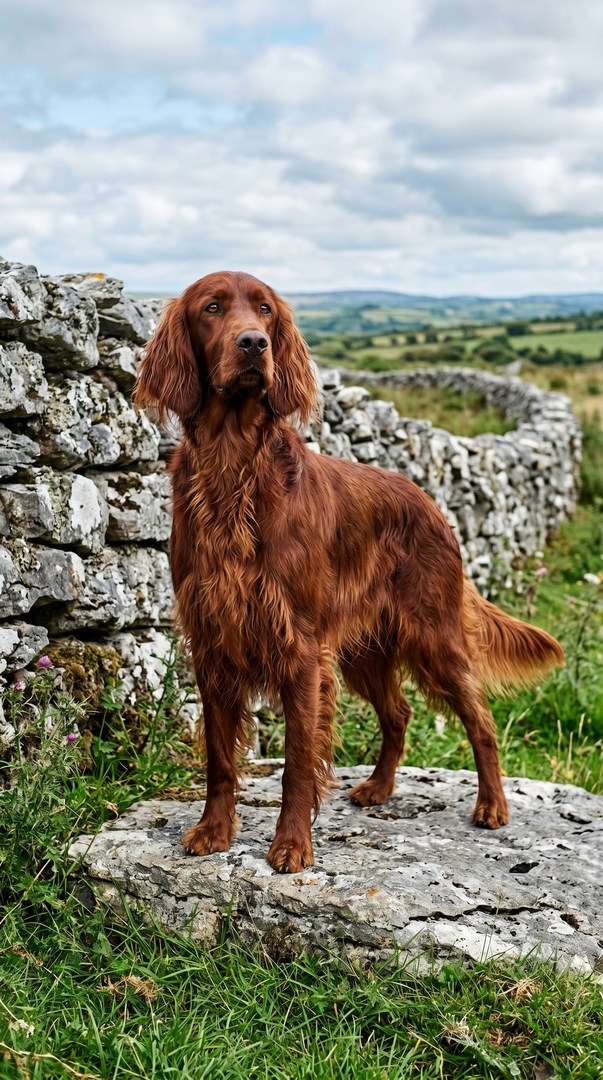The Irish - ☘️ The Irish Setter didn't get its coat by accident