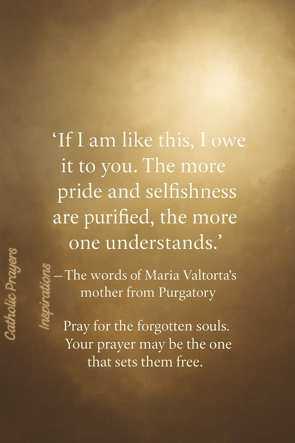 Catholic - When Maria Valtorta Saw Her Mother in Purgatory Four years ...