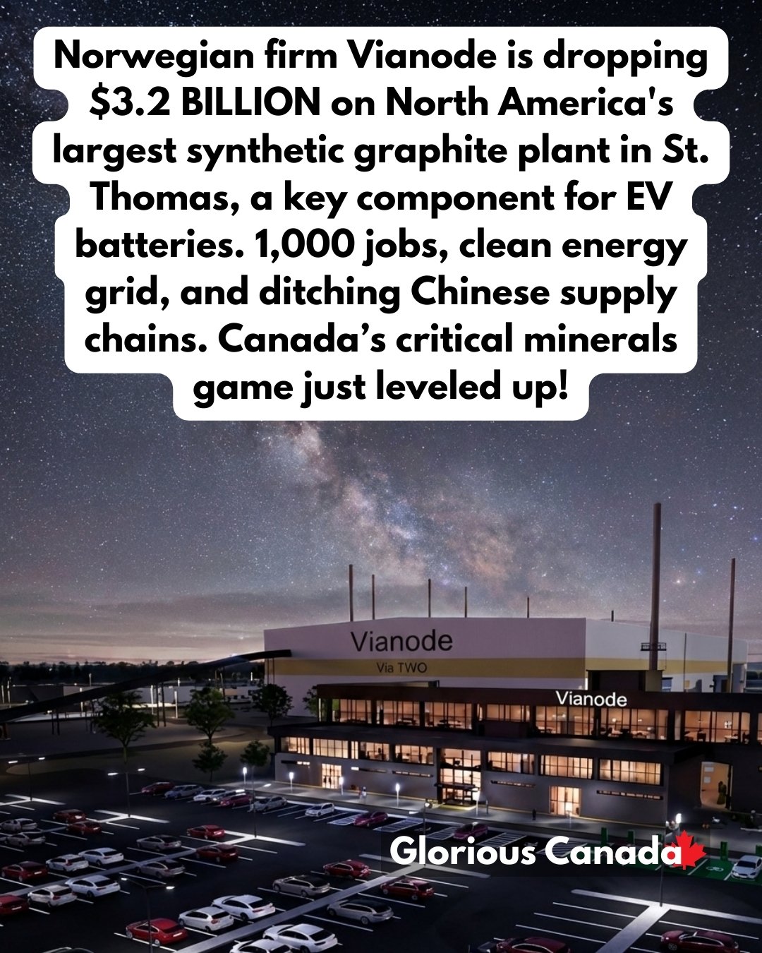 Glorious - Norwegian firm Vianode is dropping a massive $3.2 billion to ...