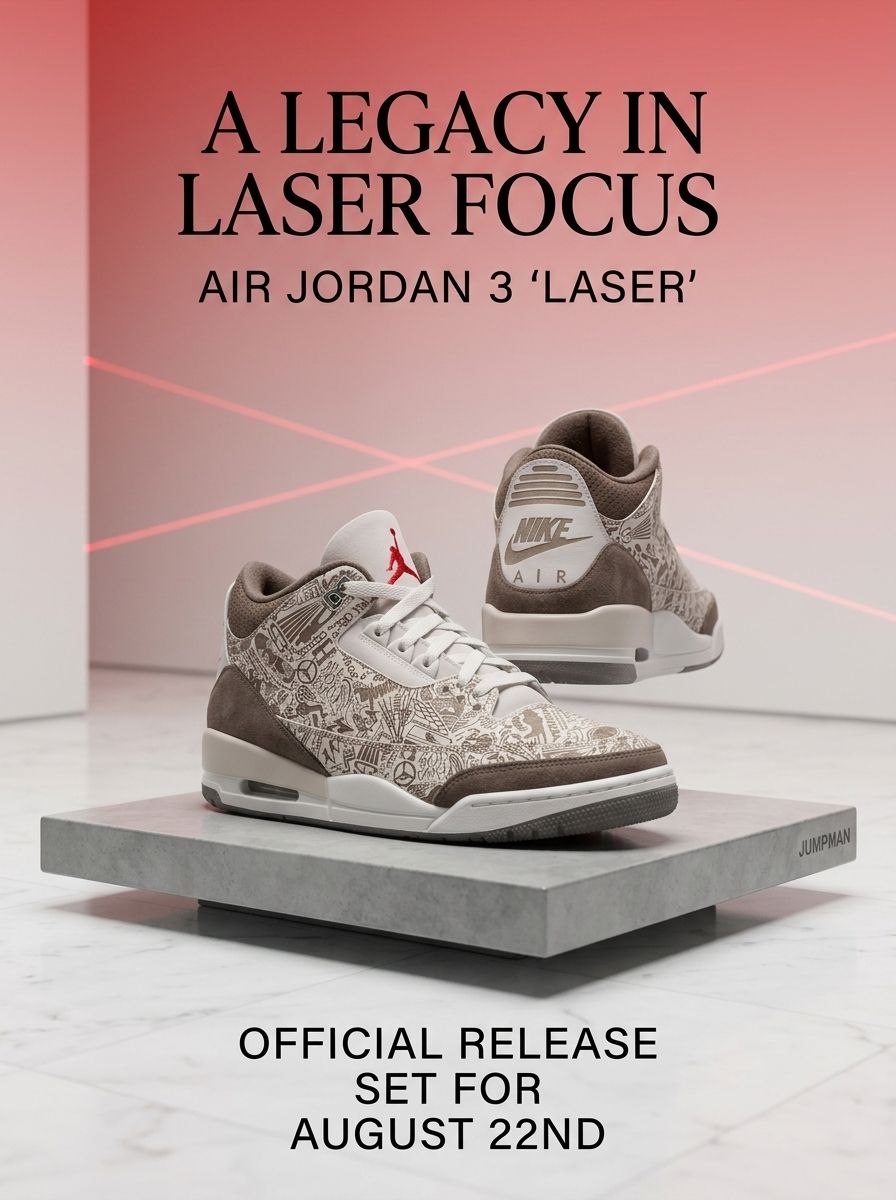 Official Look at the 'Bin 23' Air Jordan 3 More details here