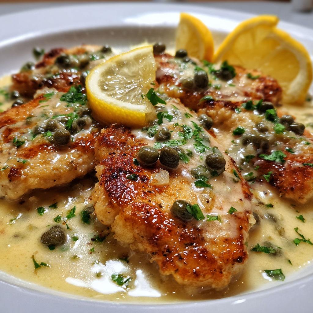 Cuisine - Escalopes de poulet tendres au citron et de beurre. 😍😍😍 ...