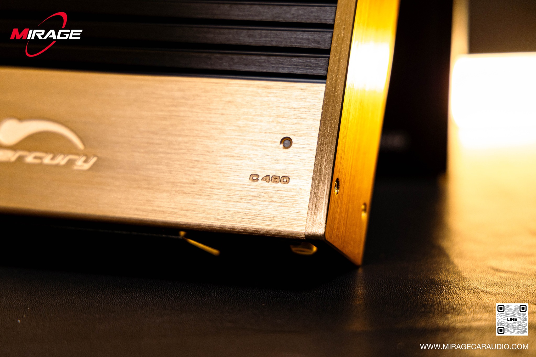 Mercury - The MERCURY MGR495 4CH is an ultra-small power audio 