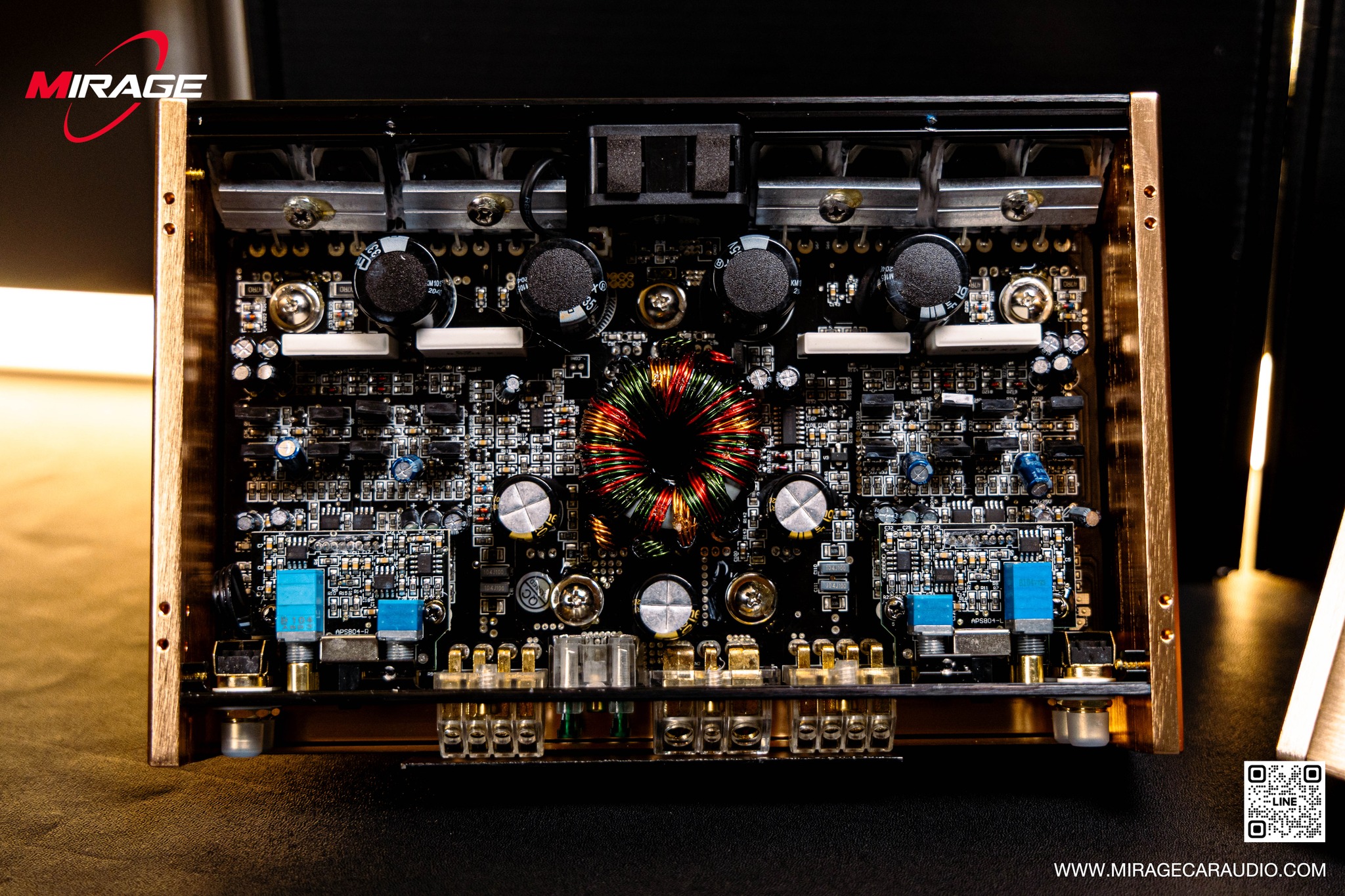 Mercury - The MERCURY MGR495 4CH is an ultra-small power audio 