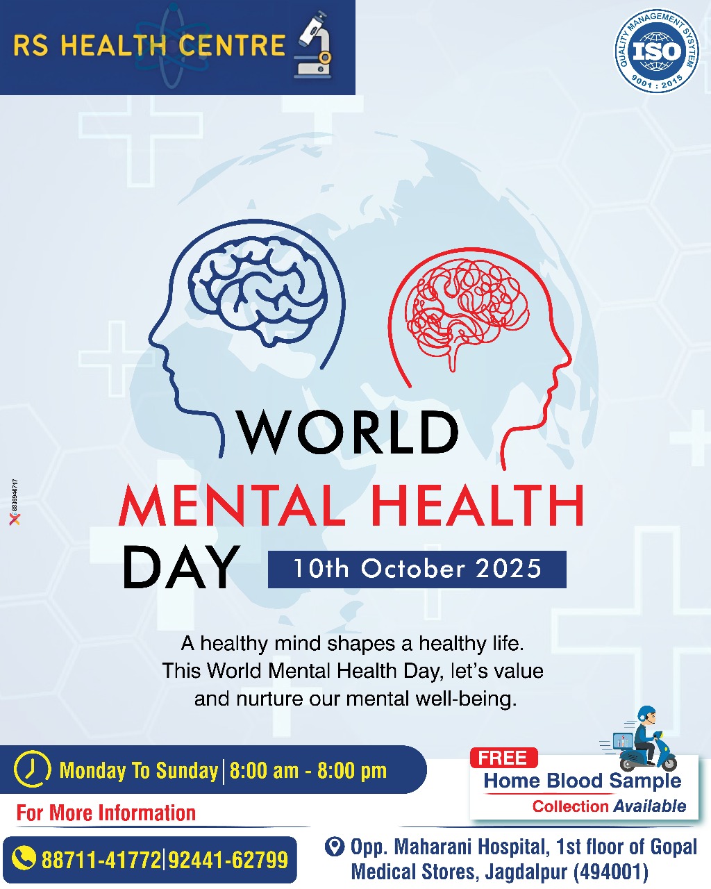 RS - 10 October 2025 World Mental HealthDay 🧠 Your mental health ...