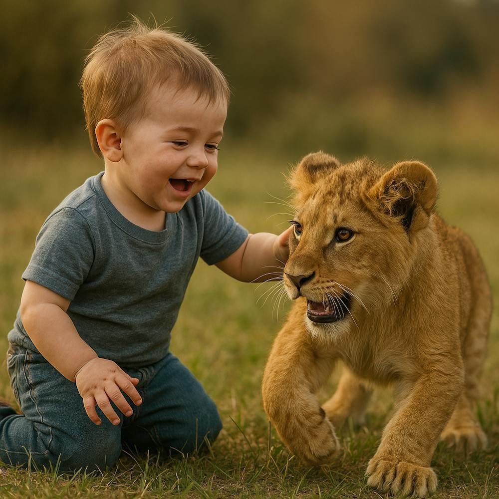 The Clever Rabbit and the Lion 🐰🦁 Tiny rabbit Pip outwits boastful lion ...
