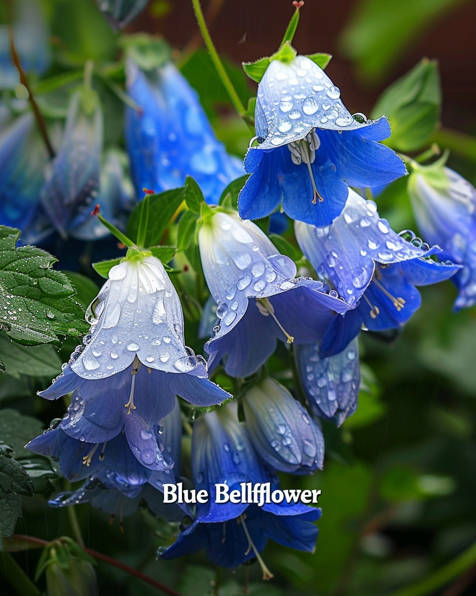 【希少】A Darden of Bell Flowers Bell flowers surprise me every spring growing secretly hiden by