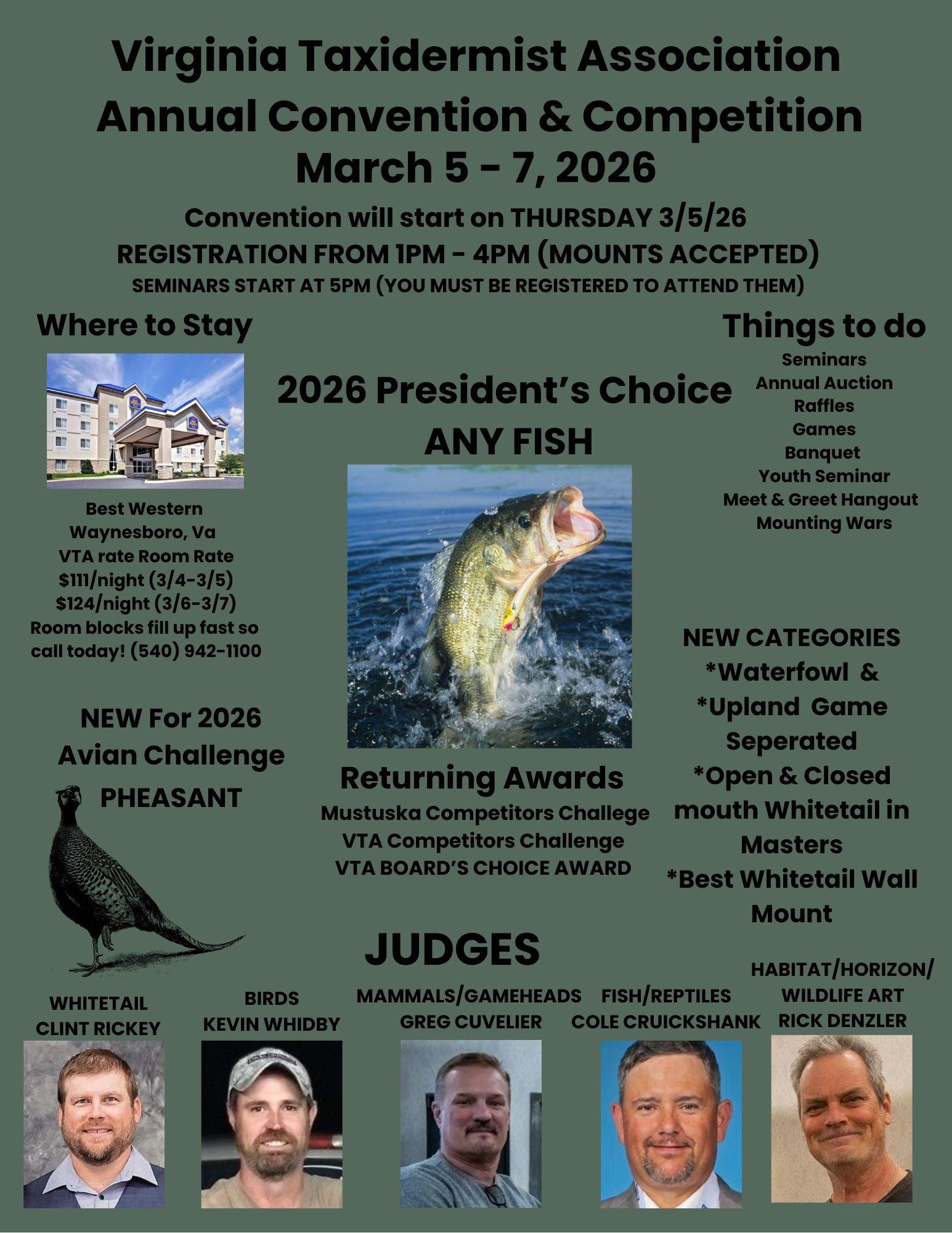 Kentucky Taxidermist Association | The KTA is excited to announce a ...