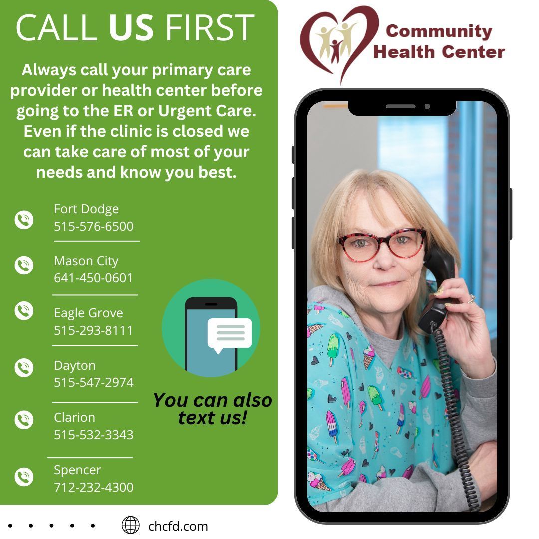 📞 Did you know you... - Community Health Center of Spencer | Facebook