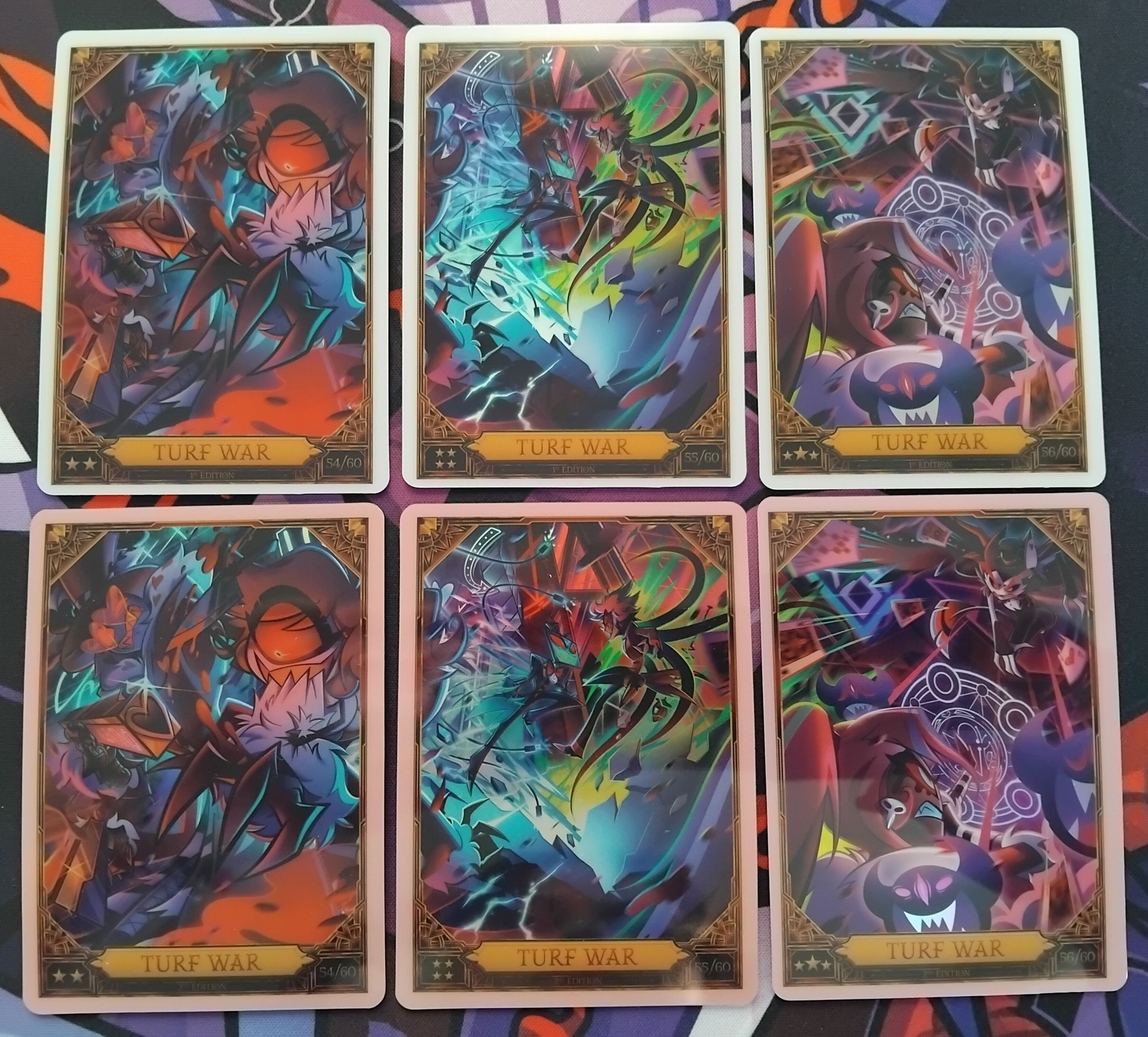Collecting turf war cards