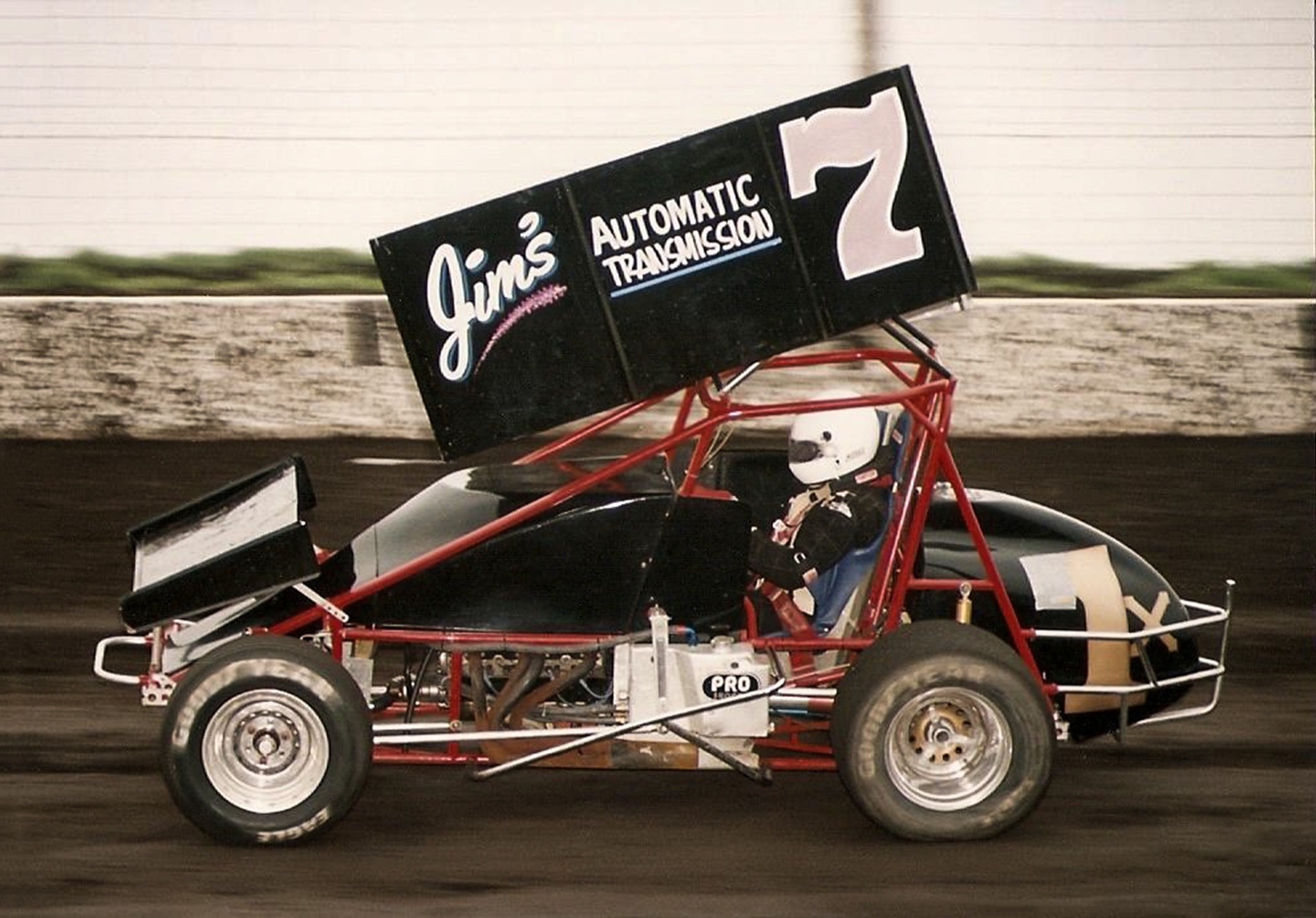 Sprint - Huset's Speedway - Jim Lindberg #7 (photographer unknown ...