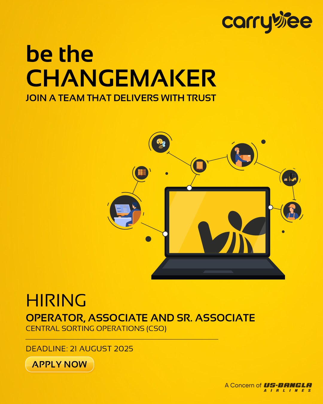 🚨 We’re Hiring at CarryBee Express Ltd!... - CarryBee Careers | Facebook