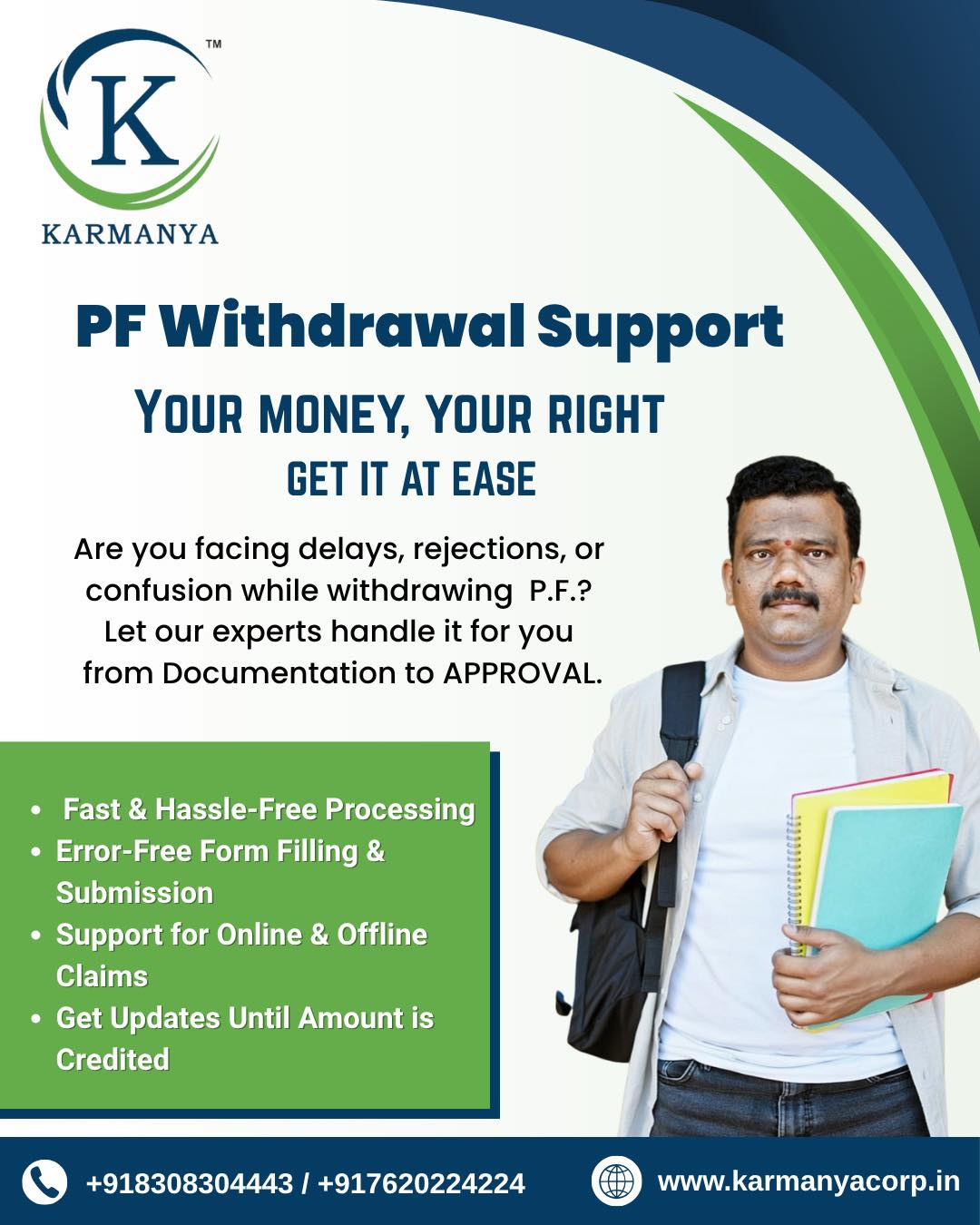 Karmanya - Tired of PF delays and rejections? 😩 We make your PF ...