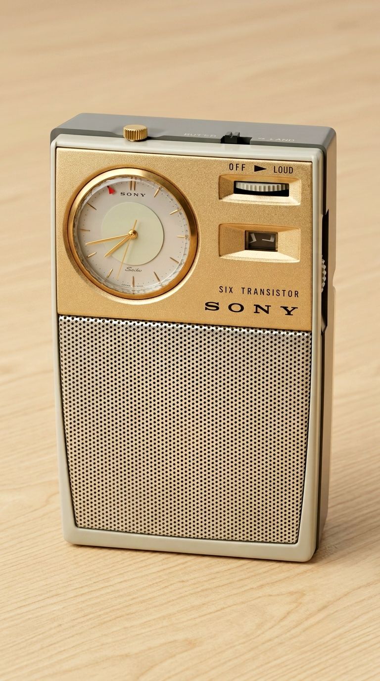 Sony TR-826 8-transistor radio from 1963