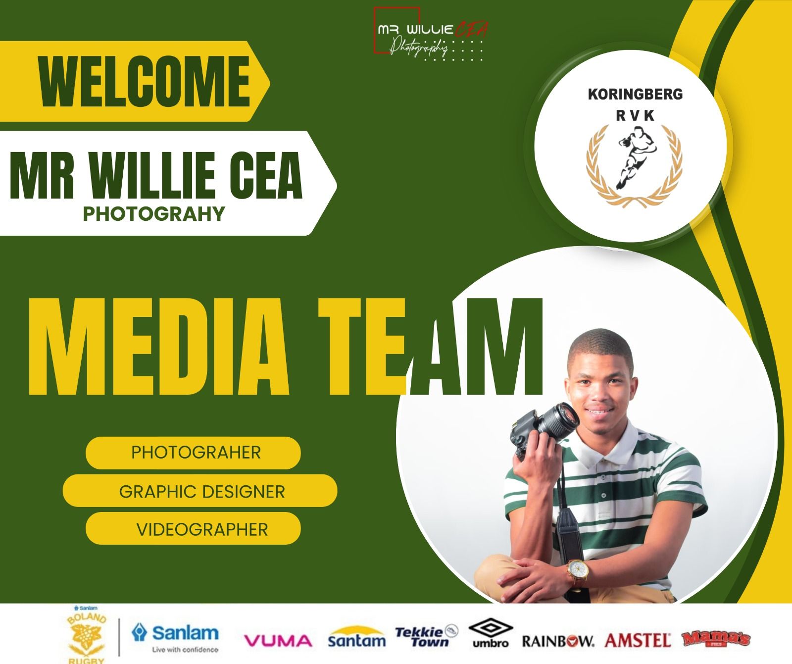 Koringberg - We extend a warm welcome to Willie Joubert💚💛. We are ...