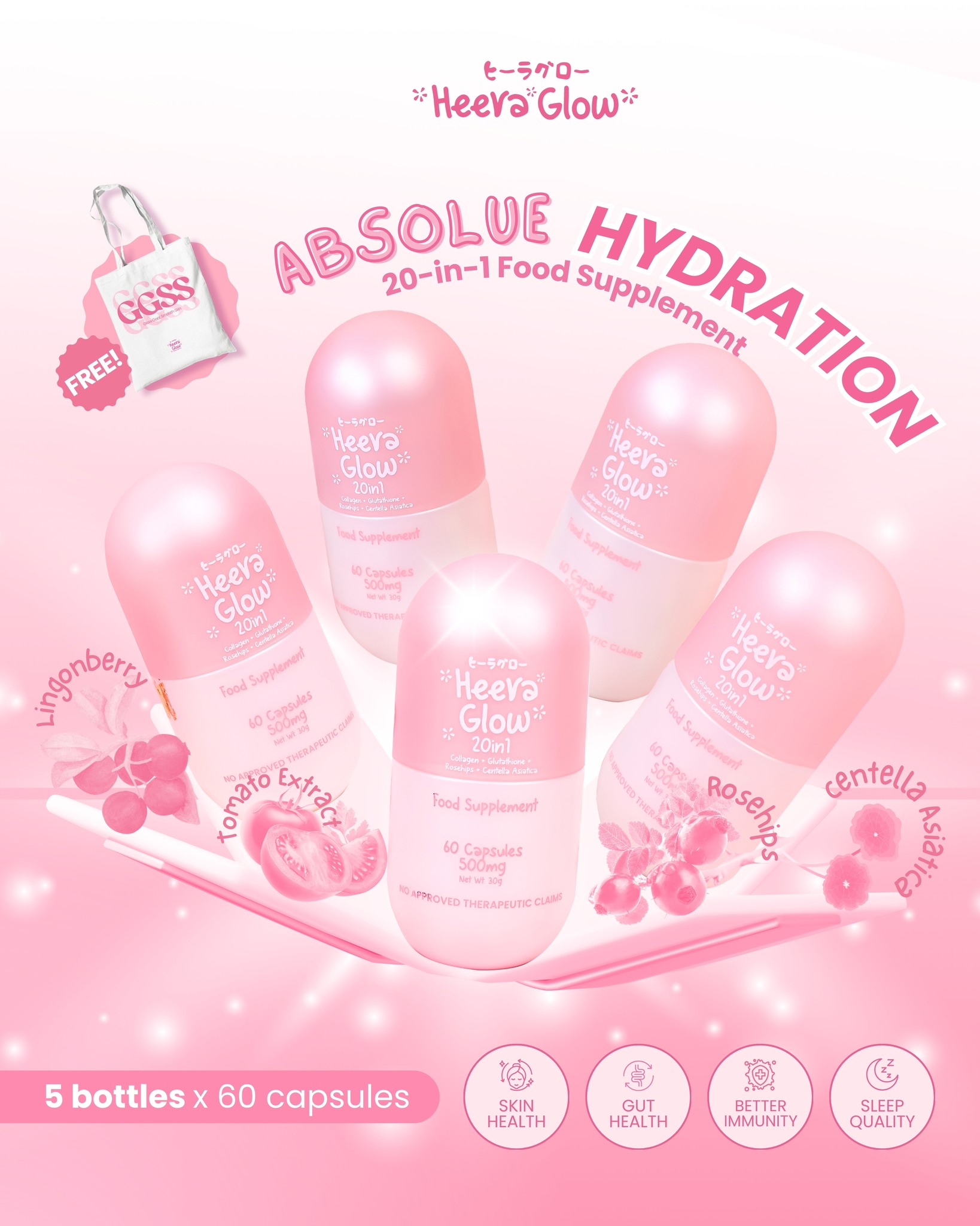 heera glow glutathione Stock up on your glow! 💖 Buy 5 bottles of (60 capsules each) and get the ultimate skin health, gut health, better immunity, AND quality sleep all in one! For CKD Patients, B12 Insulin Syringes Near Me Size:9 days pack
