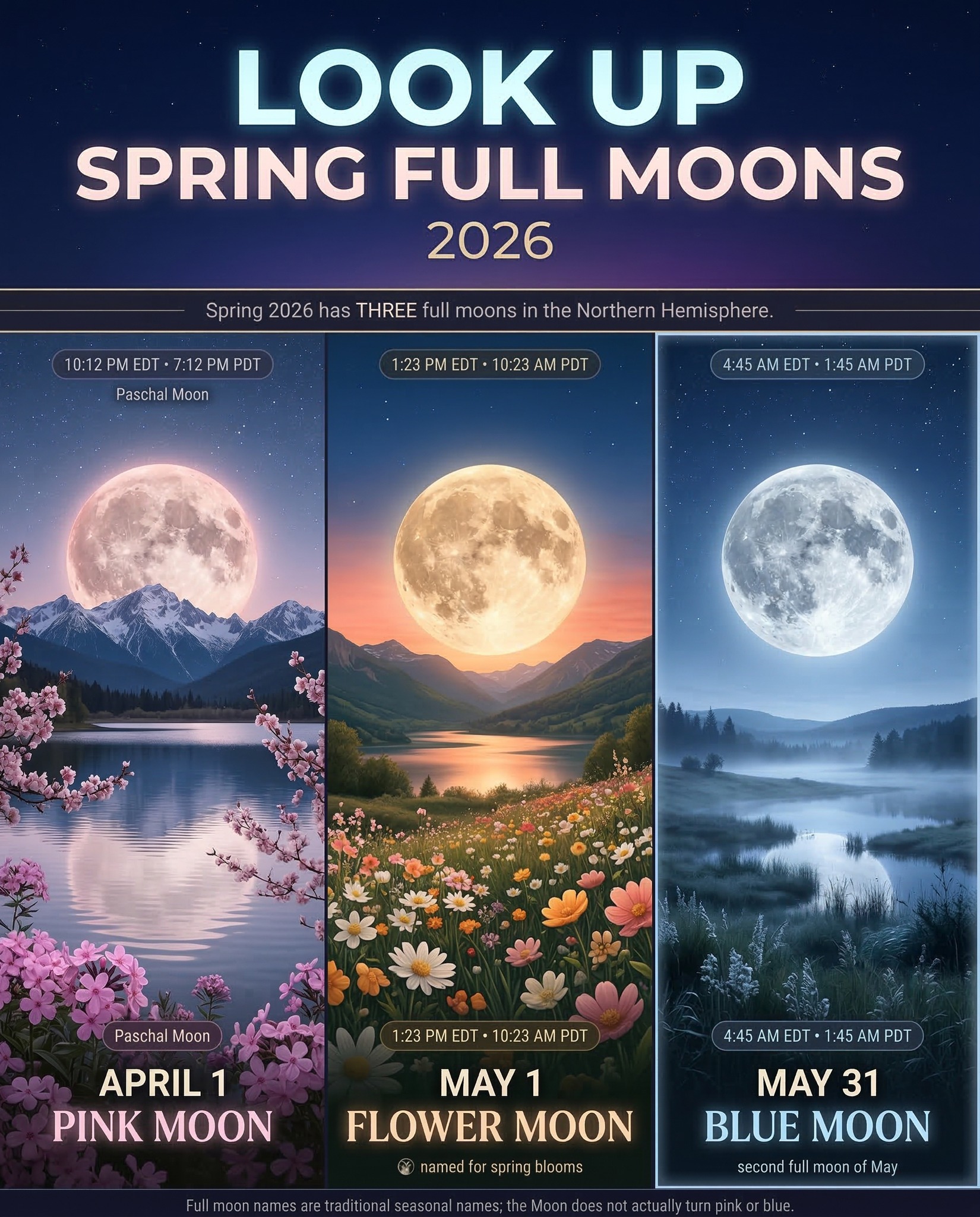 en: | SPRING 2026 BRINGS THREE FULL MOONS IN JUST 61 DAYS