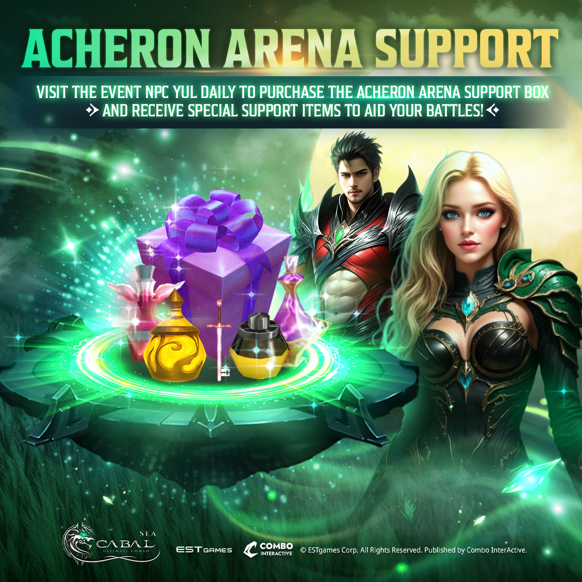 ⚔️?️ Acheron Arena Support is here! ?️⚔️ . ? Grab your 