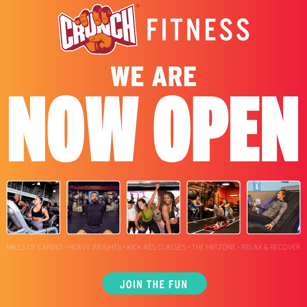Crunch - The wait is OVER, Windsor — Crunch University Plaza is ...