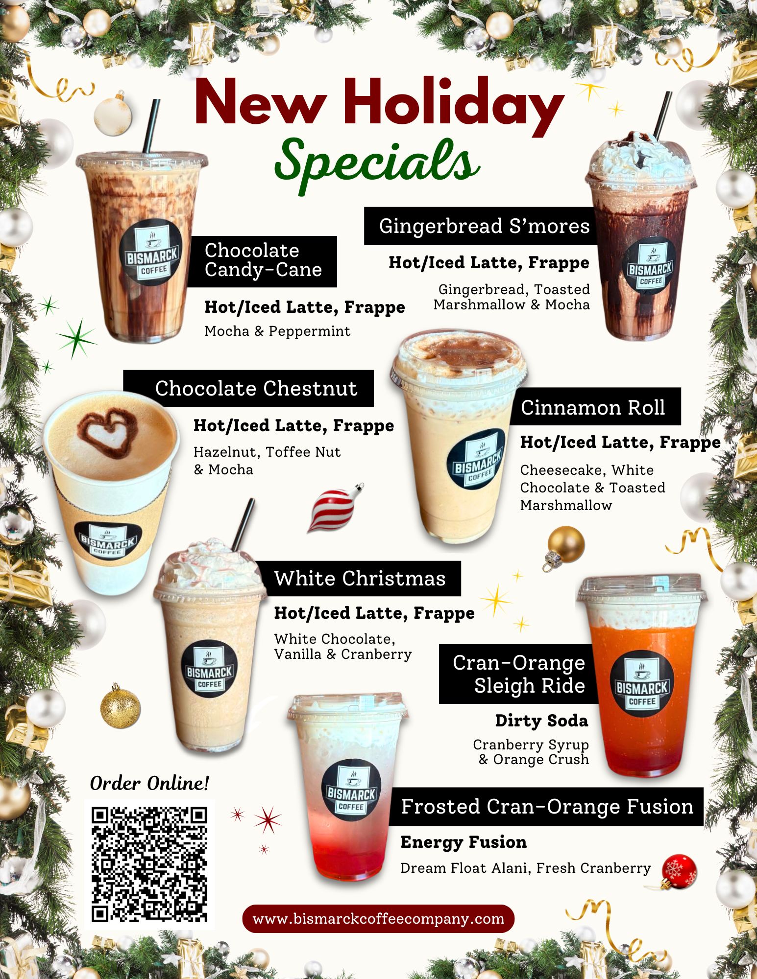 🎄 Our Holiday Drinks Are... - Bismarck Coffee Company | Facebook