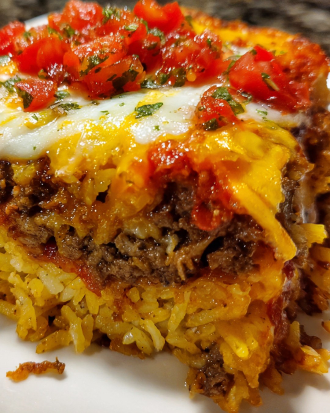 Desk - Old School Nacho Beef & Rice Casserole Ingredients: - 1 lb ...