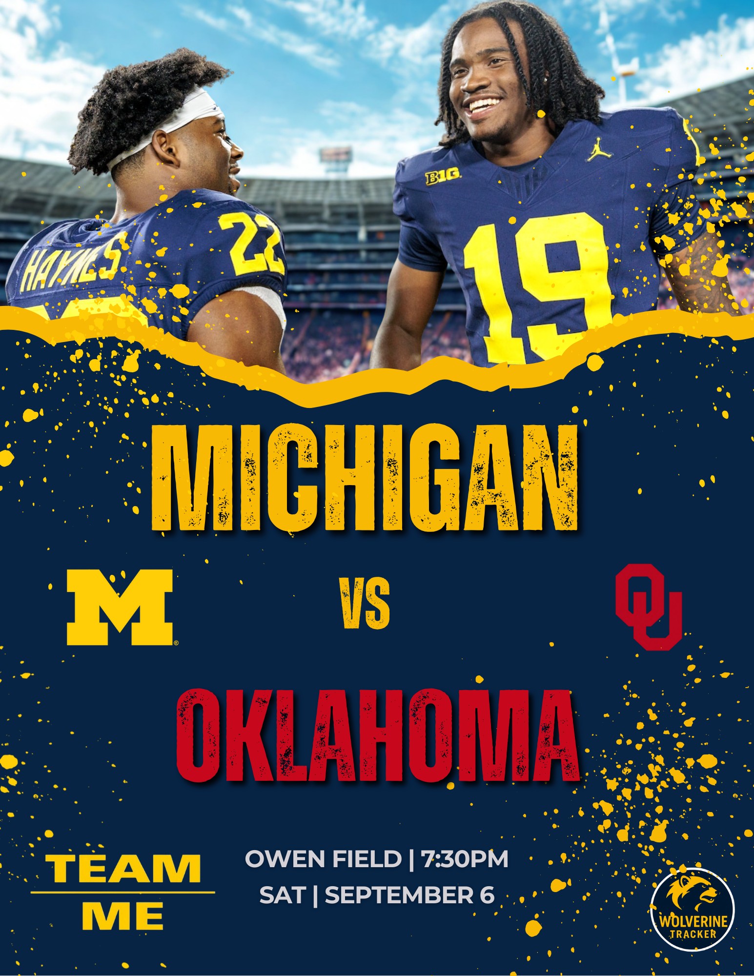 The Michigan Wolverines will play the... - Wolverine Tracker | Facebook