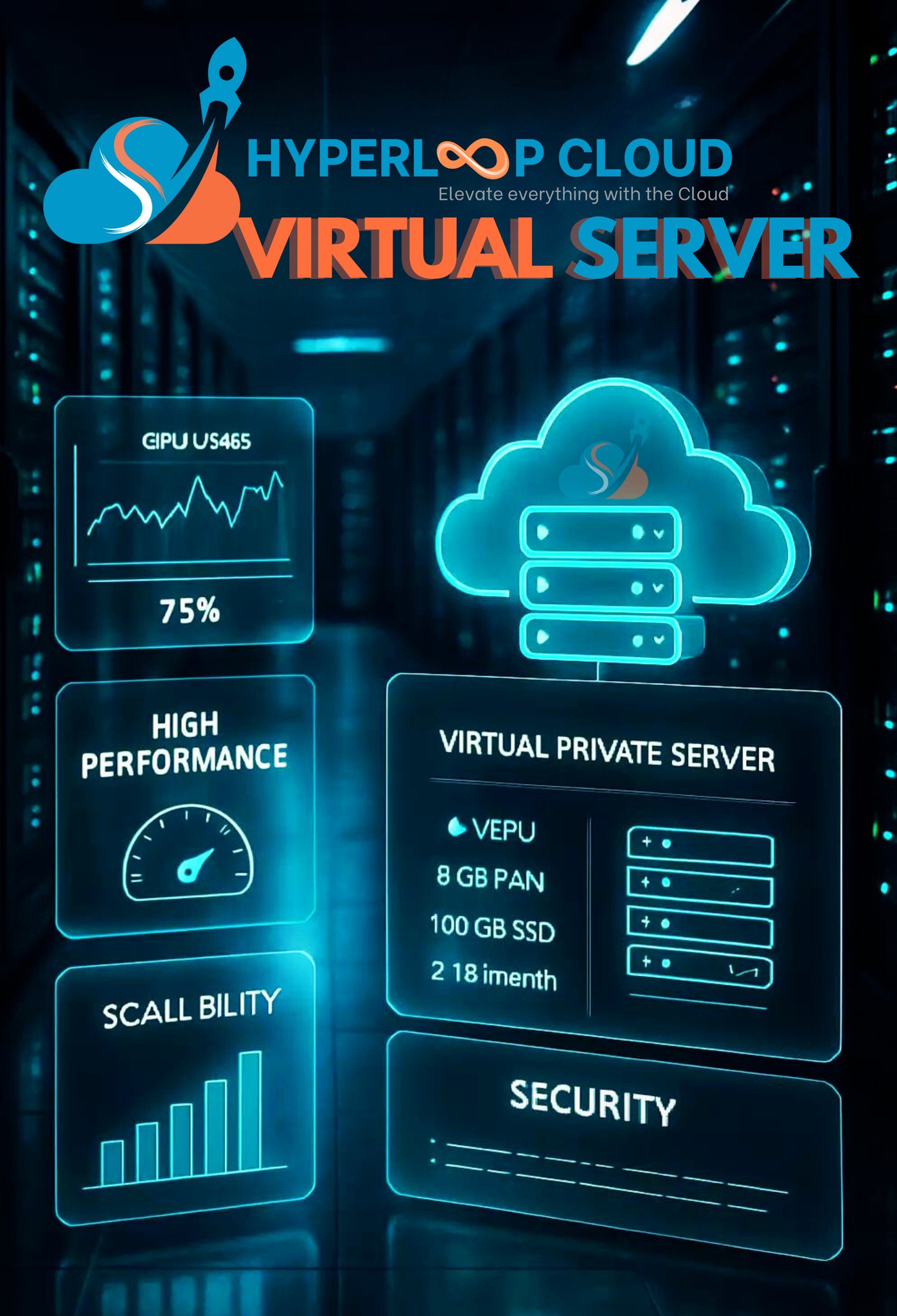 Hyperloop Cloud Space Datacenter