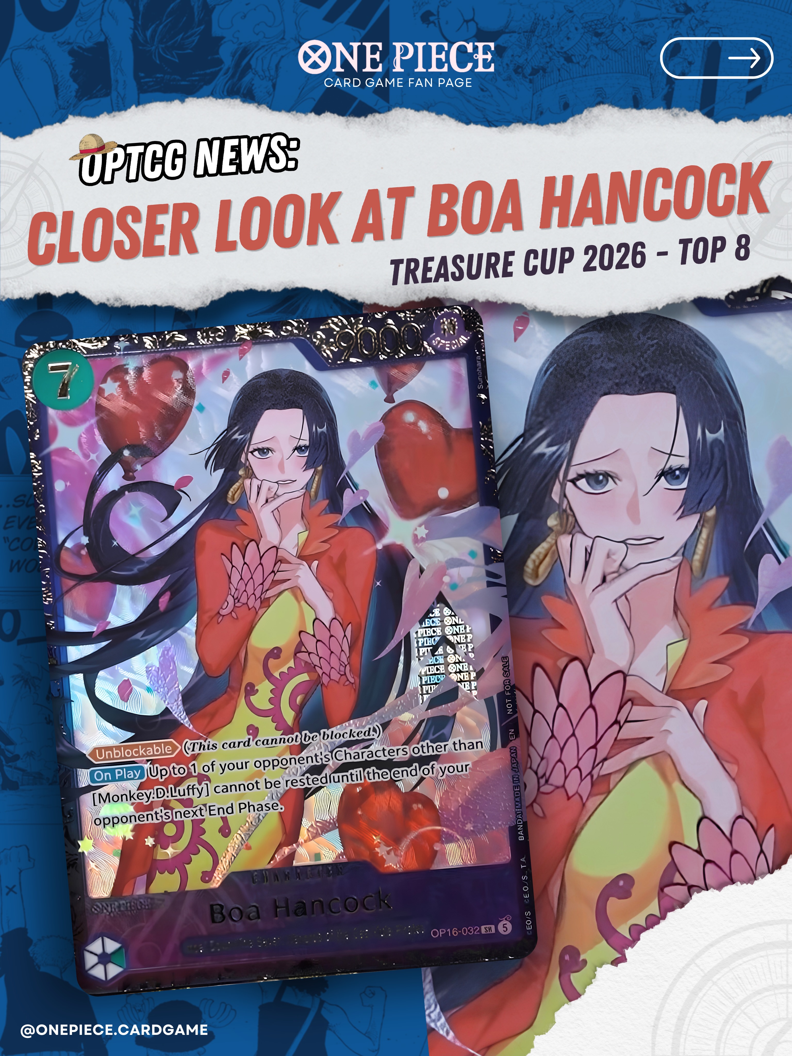 One Piece Card Game: 2026 Treasure Cup Top 8 Prize Revealed