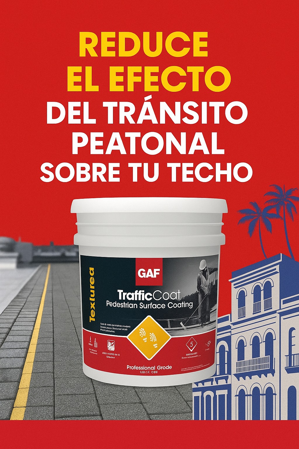 GAF Puerto Rico - 🔴 Reduce el efecto del tránsito peatonal... | Facebook