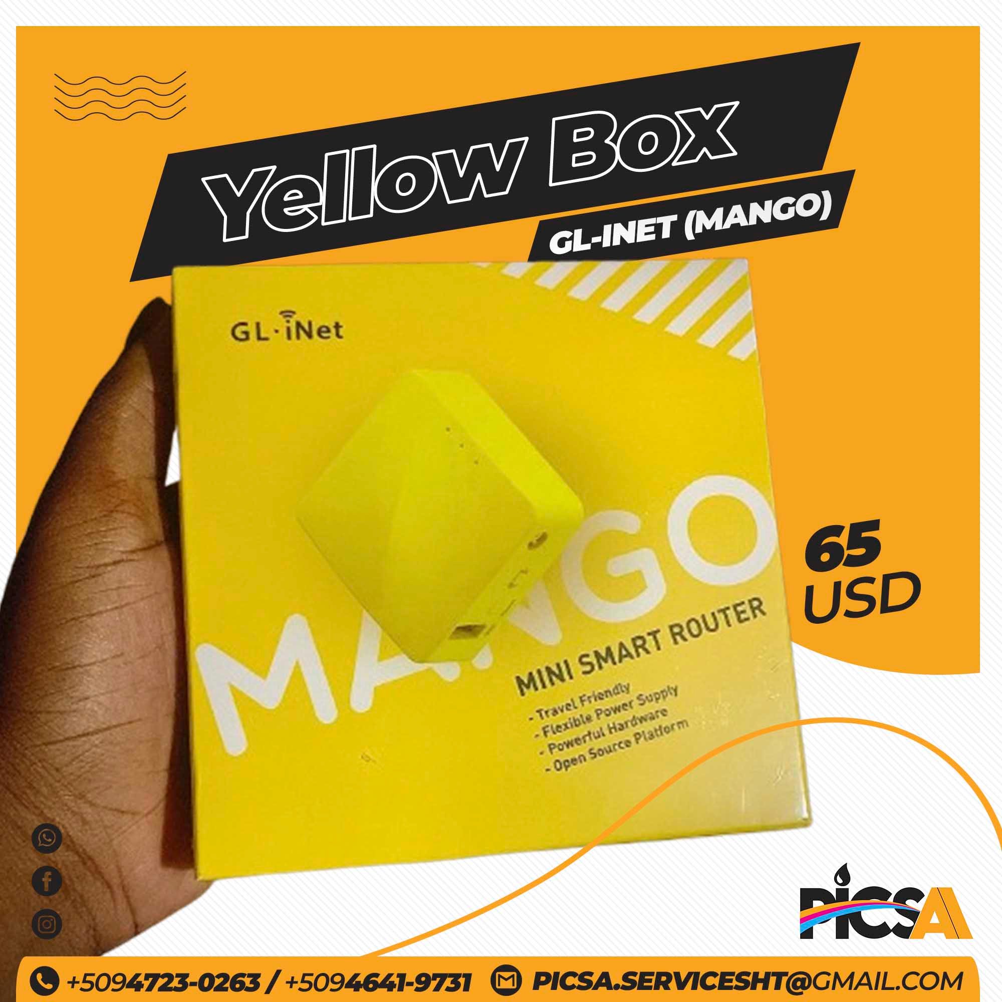 PICSA - Routeur GL.iNet Mango (Mini Smart Router) Yellow Box Modèle ...