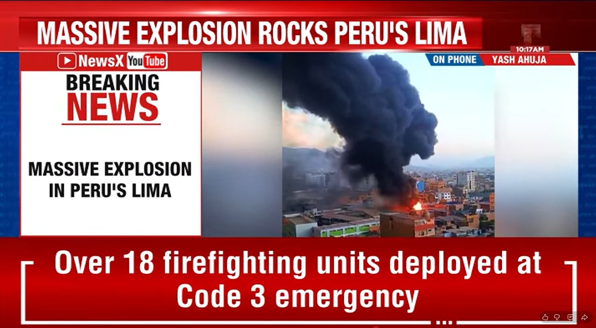 Sigma-HSE - Massive Explosion and Fire at Industrial Facility in Lima ...