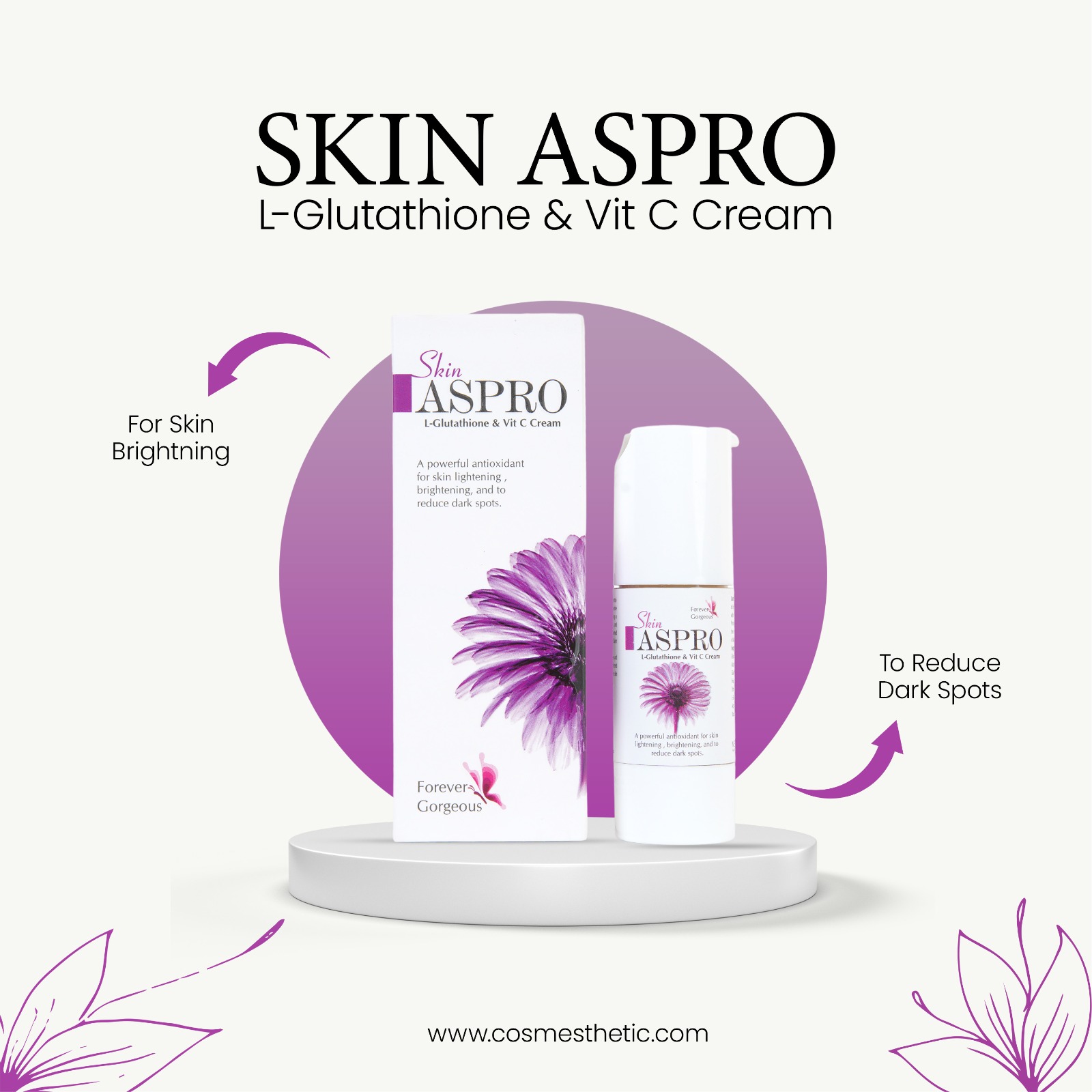 glutathione skin whitening sublingual spray now available in nepal Our most demanding item, Cosmesthetic Aspro & Vitamin C Cream, is BACK STOCK⏳. This skin-brightening powerhouse is your key to a glowing, flawless complexion. Stocks are running out fast AOR NAC Supplement, N soap for dark spots BPC157:2mg