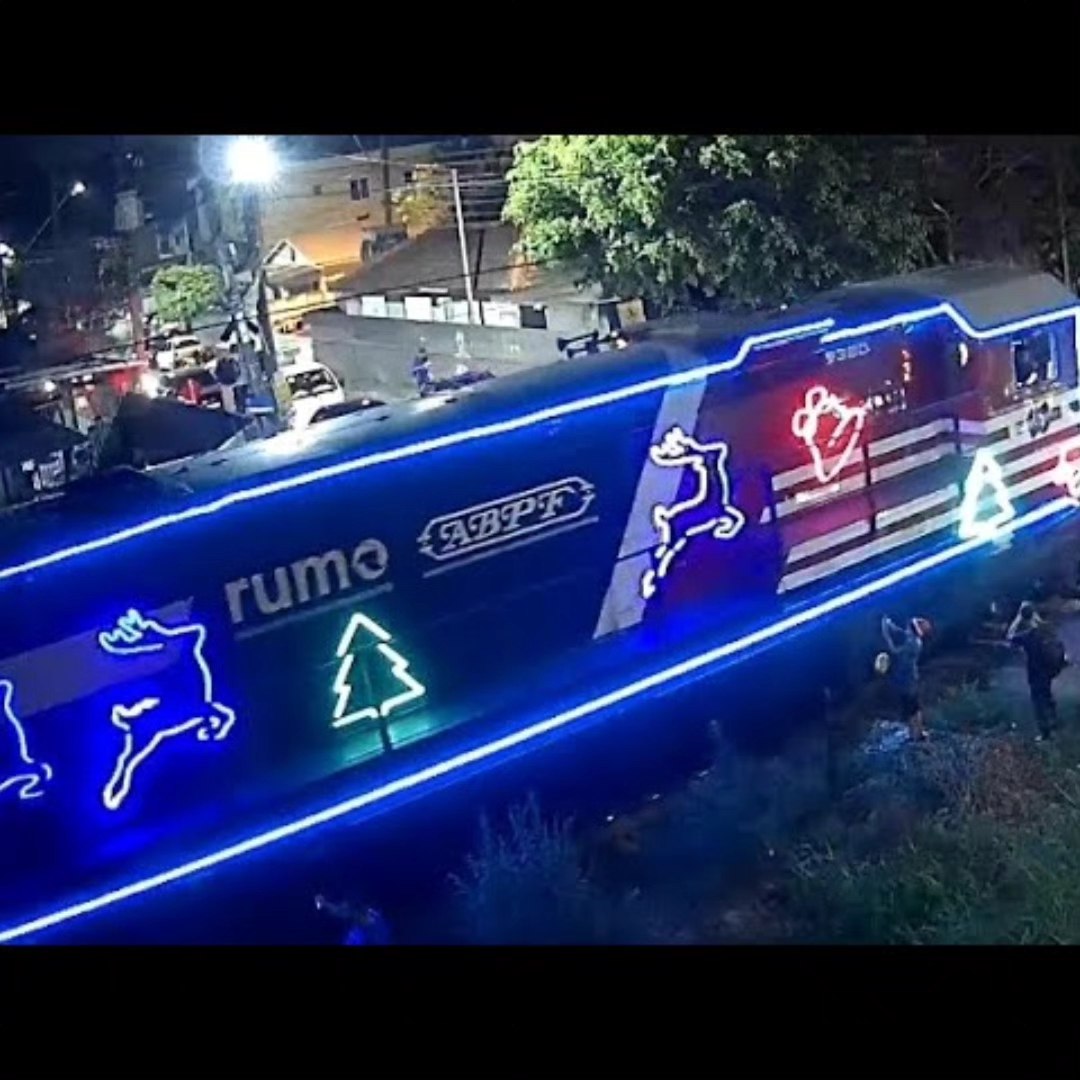 TRAIN - Trem de Natal RUMO 2025: Cobertura Exclusiva Train Cam! O ...