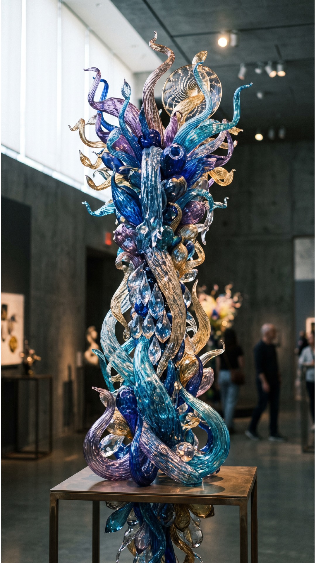ブルークリスタルミニチュアカクテルオブジェ Presenting the three 2026 Studio Editions by #Chihuly: “Pewter