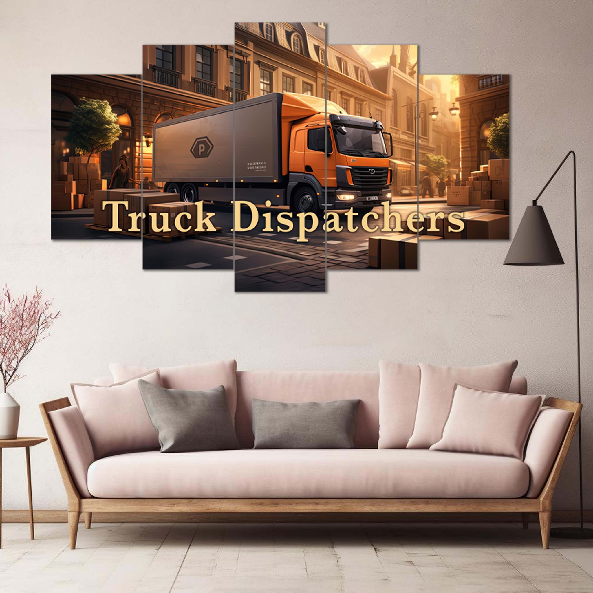 Elegant Decor - The Truck Dispatch | Cargo Wall Art | 5...