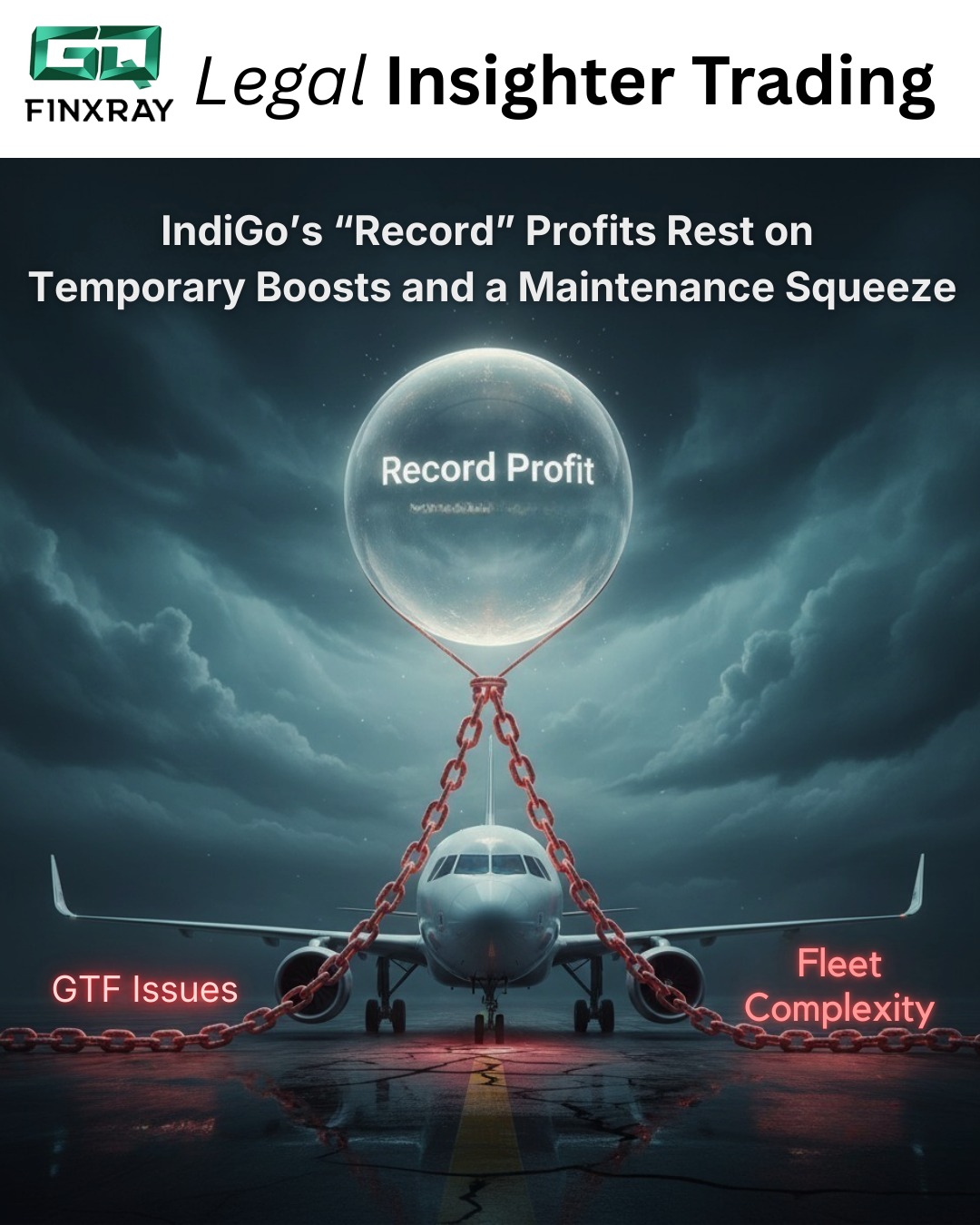 GQ FinXray - 📢 IndiGo’s “record” profits rest on temporary... | Facebook