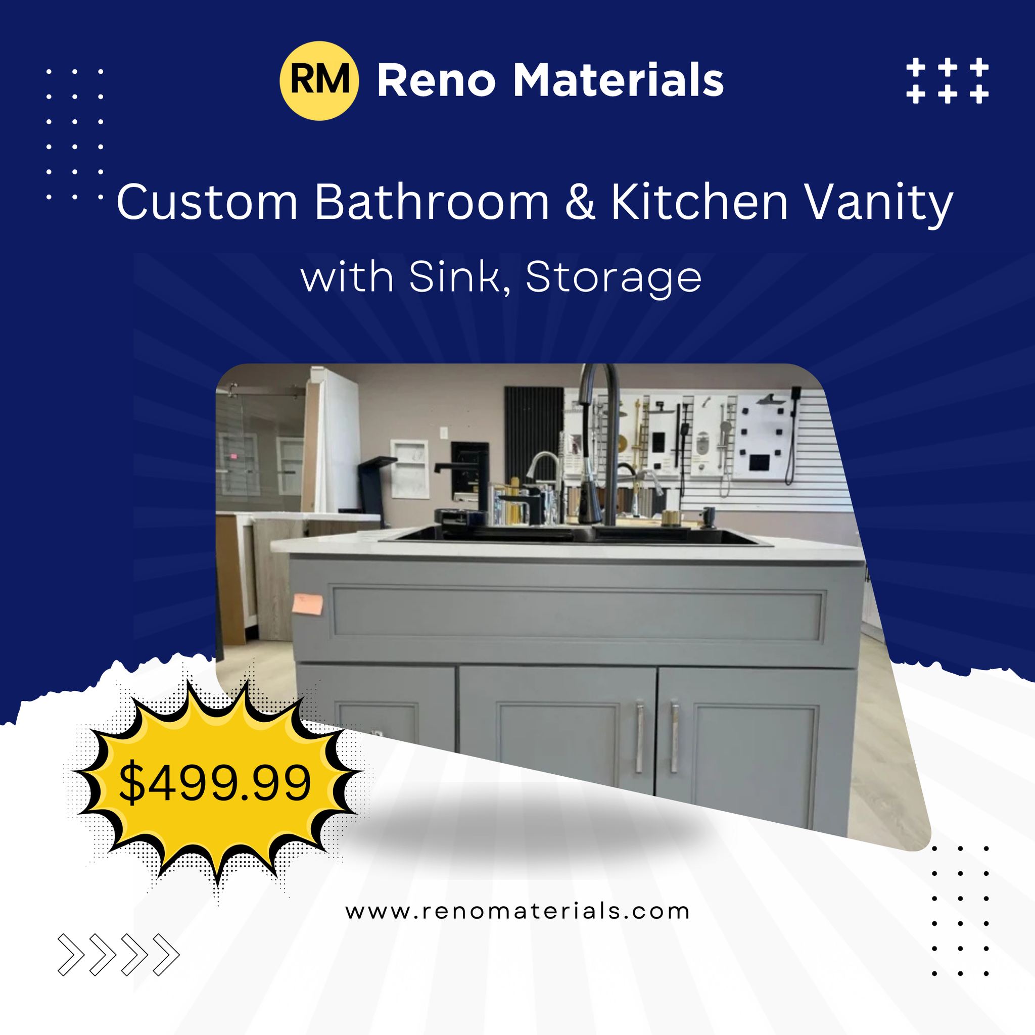 Reno Materials - 🚿 Upgrade Your Space with Custom... | Facebook