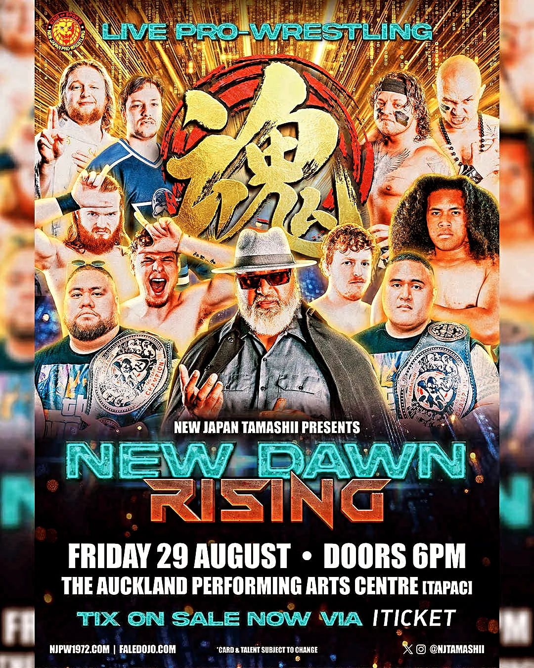 NJPW - 11 days ‘til New Dawn Rising. Pro Wrestling returns to Western ...